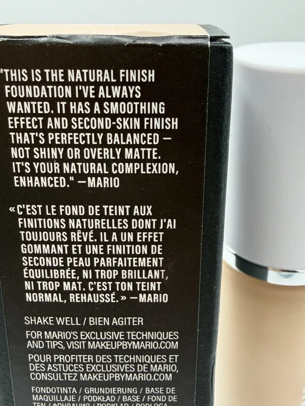 MAKE UP BY MARIO SurrealSkin Natural Finish Foundation 1C 30ml New In Box
